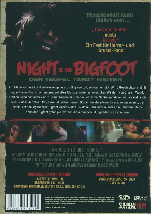 Produktbild: Night of the Bigfoot