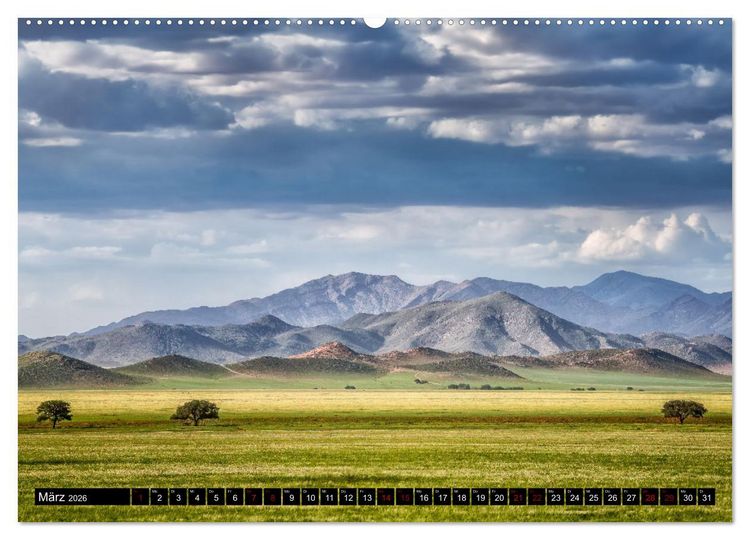 Produktbild: Namibia - Land der Kontraste (hochwertiger Premium Wandkalender 2026 DIN A2 quer), Kunstdruck in Hochglanz