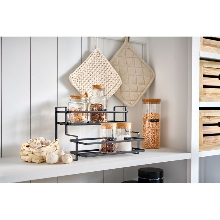 Produktbild: HTI-Living Regal, Metall, schwarz Regal, Metall, schwarz