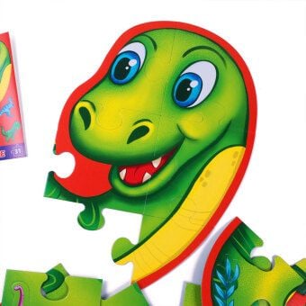 Produktbild: Puzzle Roter K&auml;fer Bodenpuzzle Dinosaurier RK7010-01