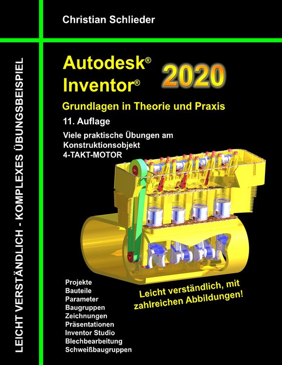 Produktbild: Autodesk Inventor 2020 - Grundlagen in Theorie und Praxis