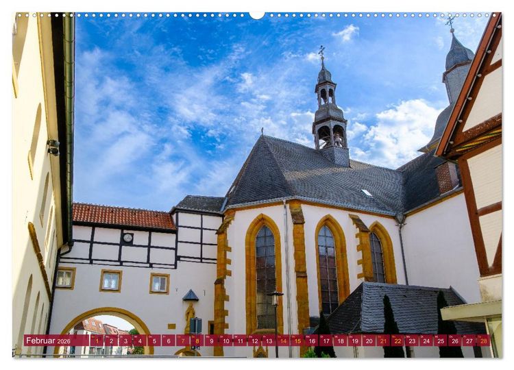 Produktbild: Ein Blick auf Rheda-Wiedenbr&uuml;ck (hochwertiger Premium Wandkalender 2026 DIN A2 quer), Kunstdruck in Hochglanz