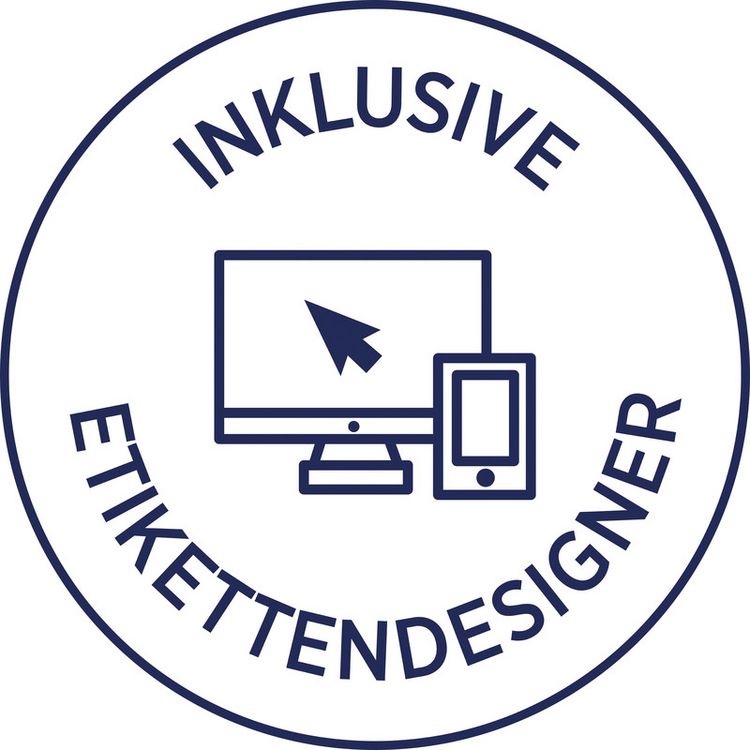 Produktbild: Etiketten &Oslash; 40mm weiss