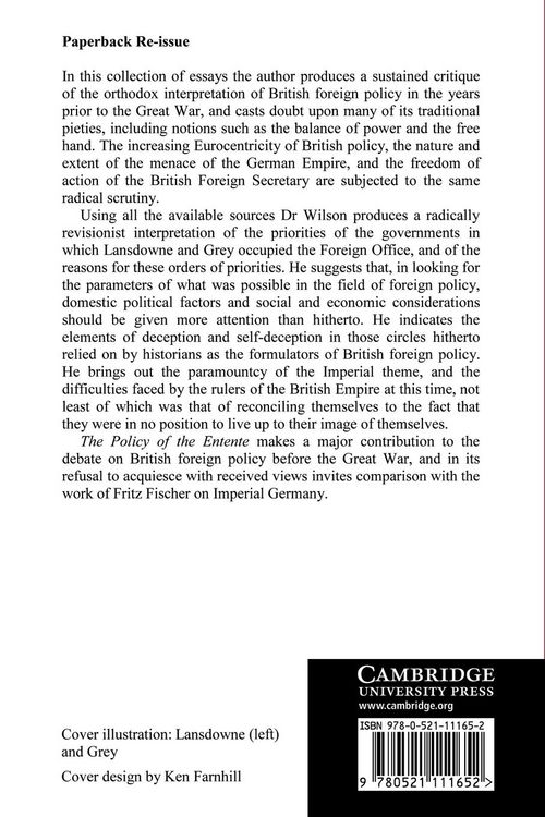 Produktbild: The Policy of the Entente