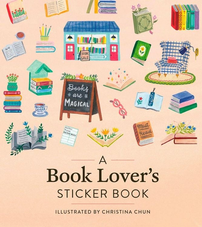 Produktbild: A Book Lover's Sticker Book