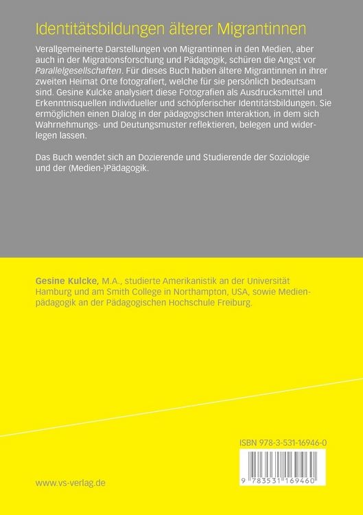 Produktbild: Identit&auml;tsbildungen &auml;lterer Migrantinnen