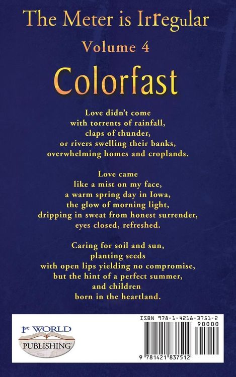 Produktbild: Colorfast ~ The Meter is Irregular, Volume 4