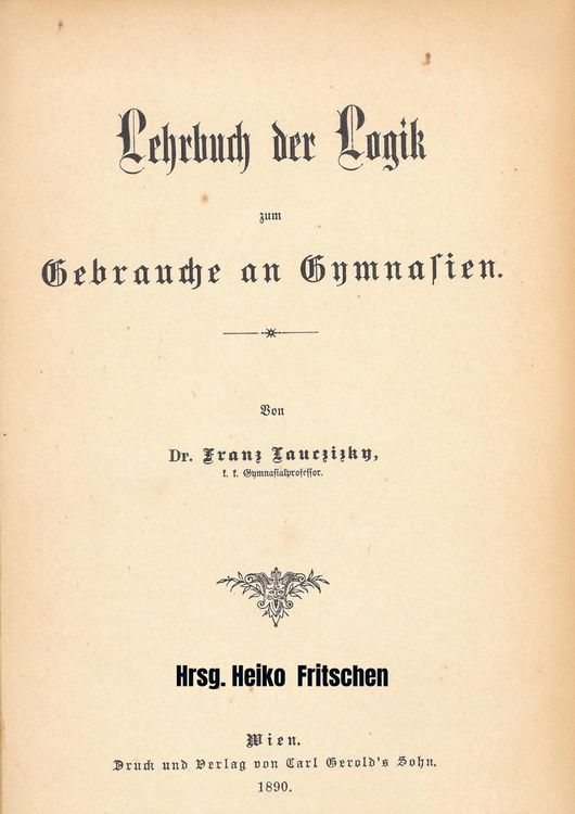 Produktbild: Lehrbuch der Logik