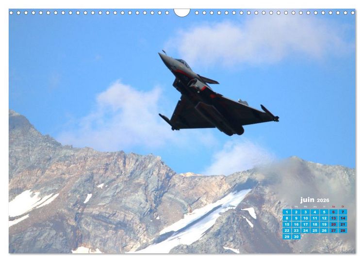 Produktbild: Les ailes fran&ccedil;aises au-dessus des cimes (Calendrier mural 2026 DIN A3 vertical), CALVENDO calendrier mensuel