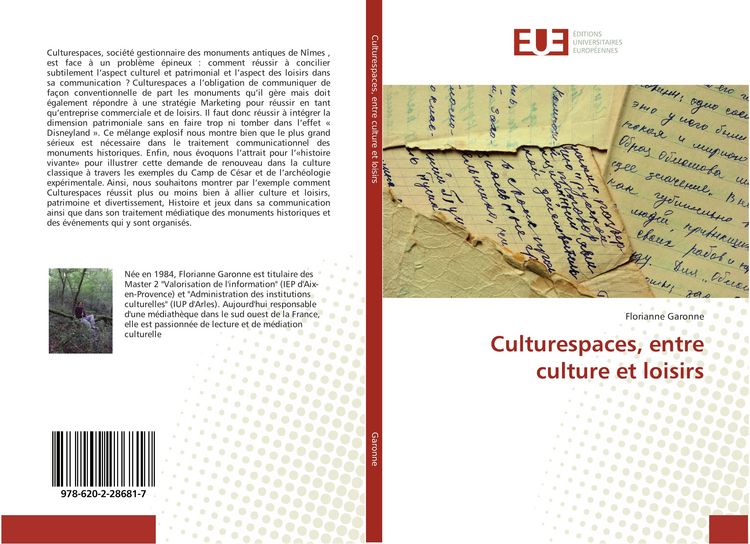Produktbild: Culturespaces, entre culture et loisirs