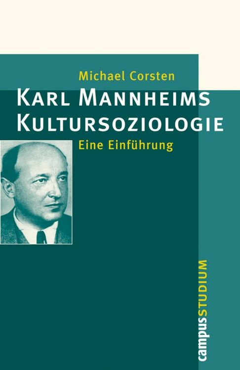 Produktbild: Karl Mannheims Kultursoziologie