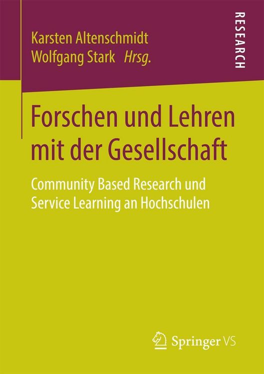 Produktbild: Forschen und Lehren mit der Gesellschaft