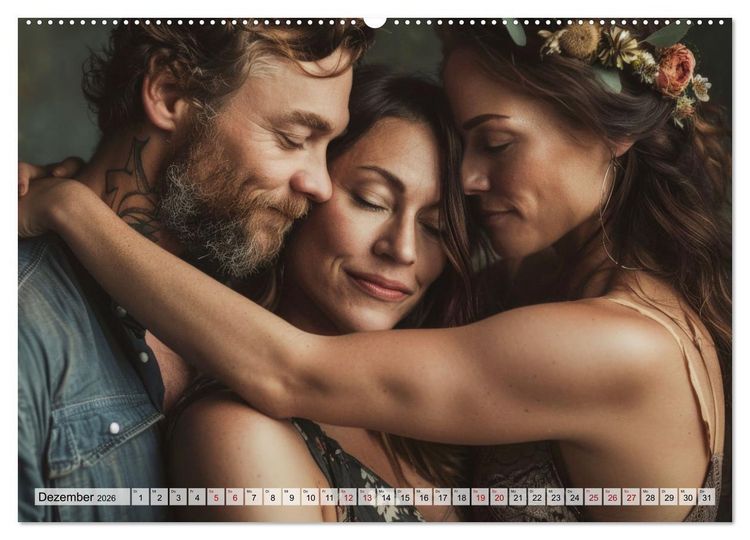Produktbild: Farben der Liebe: Bunte Vielfalt des Herzens (Wandkalender 2026 DIN A2 quer), CALVENDO Monatskalender