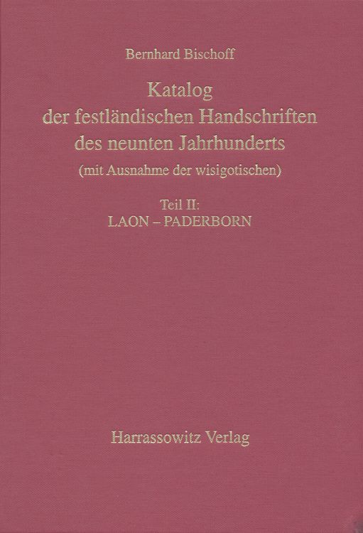 Produktbild: Katalog der festl&auml;ndischen Handschriften des neunten Jahrhunderts...