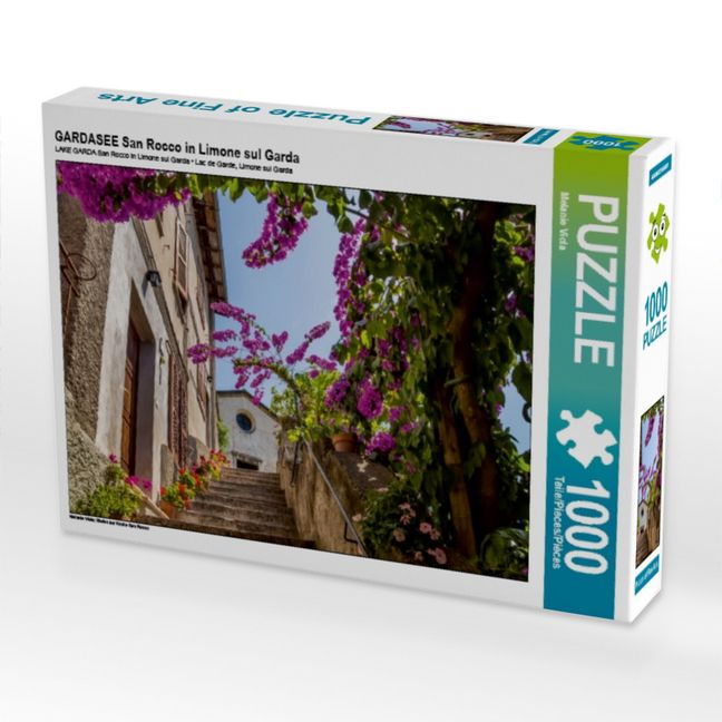 Produktbild: CALVENDO Puzzle GARDASEE San Rocco in Limone sul Garda | 1000 Teile Lege-Gr&ouml;&szlig;e 64x48cm Foto-Puzzle f&uuml;r gl&uuml;ckliche Stunden