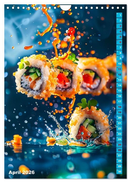 Produktbild: Leckeres Fast Food (Wandkalender 2026 DIN A4 hoch), CALVENDO Monatskalender