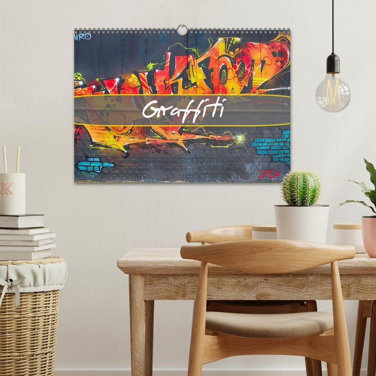 Produktbild: Graffiti (Wandkalender 2026 DIN A3 quer), CALVENDO Monatskalender