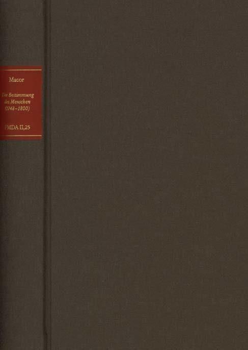 Produktbild: Forschungen und Materialien zur deutschen Aufkl&auml;rung / Die Bestimmung des Menschen (1748-1800)