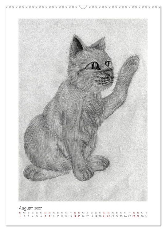Produktbild: Die Sprache der Augen: Die Seele von Hund und Katze in handgemalten Portr&auml;ts (hochwertiger Premium Wandkalender 2027 DIN A2 hoch), Kunstdruck in Hochglanz