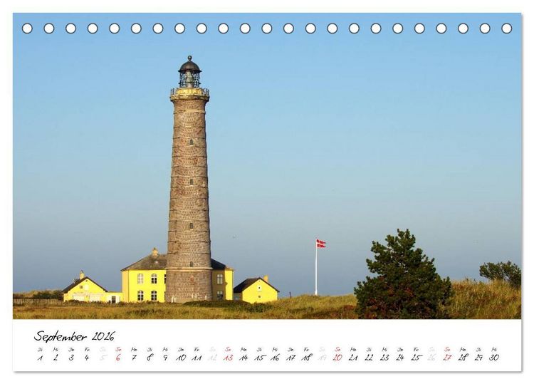 Produktbild: Leuchtt&uuml;rme PUR (Tischkalender 2026 DIN A5 quer), CALVENDO Monatskalender