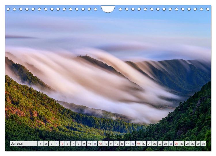 Produktbild: La Palma - La Isla Bonita - Kanarische Inseln (Wandkalender 2026 DIN A4 quer), CALVENDO Monatskalender