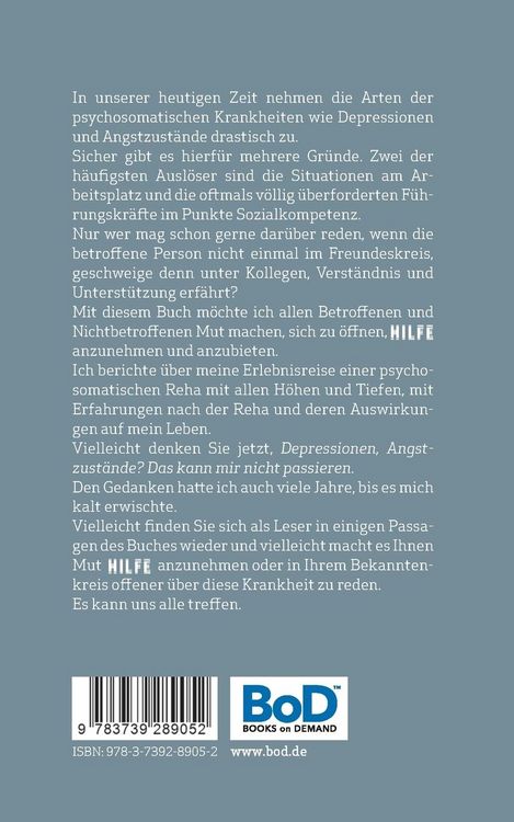 Produktbild: Hilfe. Ein Erlebnisbericht einer psychosomatischen Reha