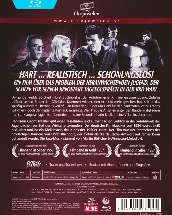Produktbild: Die Halbstarken - filmjuwelen