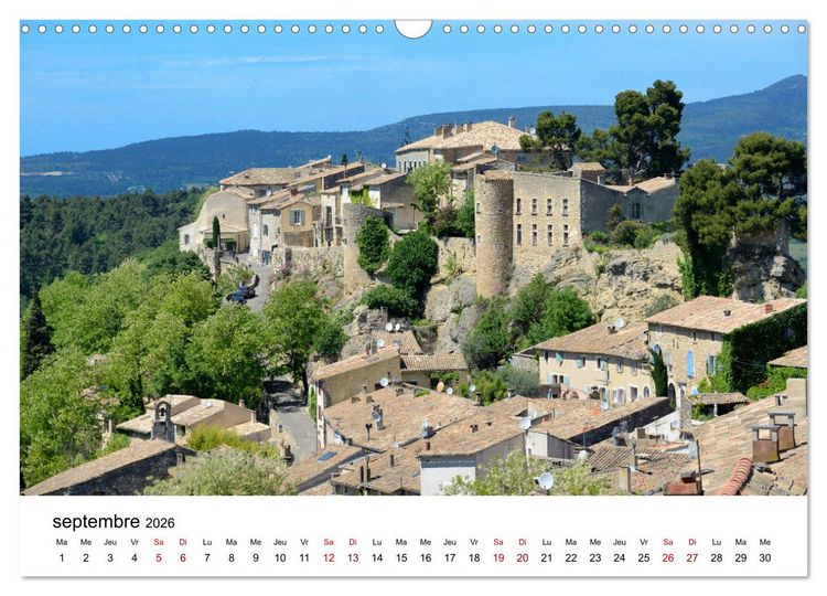 Produktbild: Les plus beaux villages du Luberon (Calendrier mural 2026 DIN A3 vertical), CALVENDO calendrier mensuel