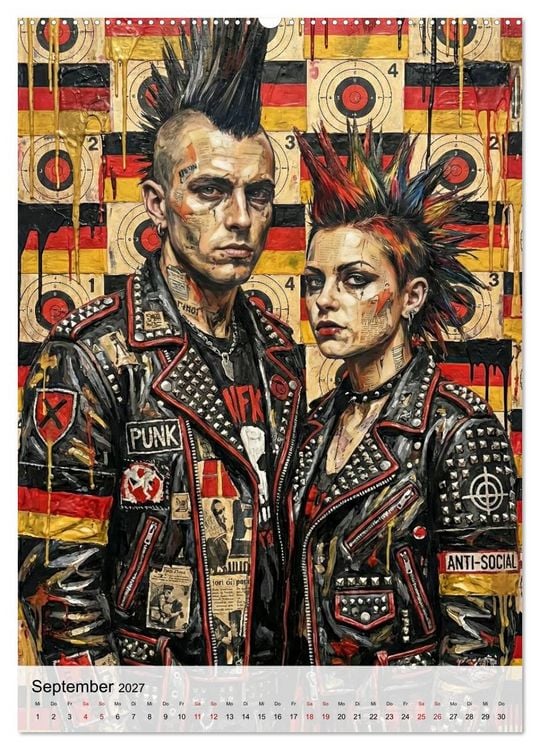 Produktbild: Punk 76 (hochwertiger Premium Wandkalender 2027 DIN A2 hoch), Kunstdruck in Hochglanz