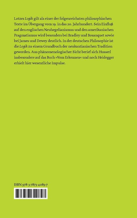 Produktbild: Logik. Drittes Buch. Vom Erkennen