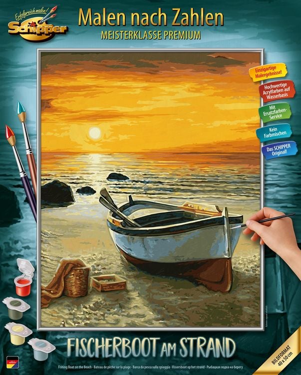 Produktbild: MNZ - Fischerboot am Strand