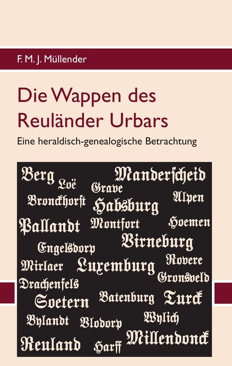 Produktbild: Die Wappen des Reul&auml;nder Urbars