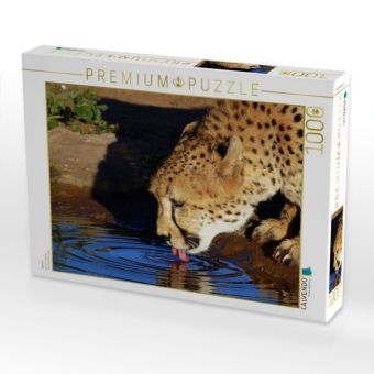 Produktbild: CALVENDO Puzzle Gepard | 1000 Teile Lege-Gr&ouml;&szlig;e 64x48cm Foto-Puzzle f&uuml;r gl&uuml;ckliche Stunden