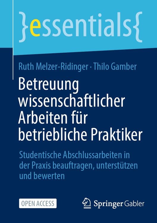 Produktbild: Betreuung wissenschaftlicher Arbeiten f&uuml;r betriebliche Praktiker