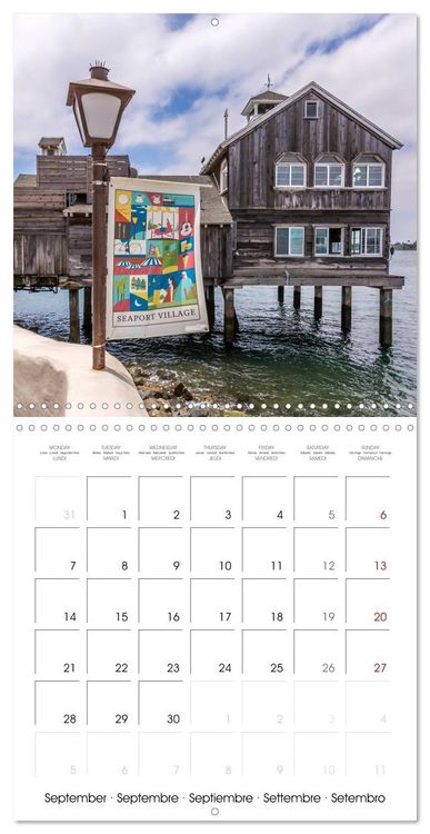 Produktbild: SAN DIEGO Coastal city with flair (Wall Calendar 2026 12 &times; 12 Inch) CALVENDO 12 Month Wall Calendar
