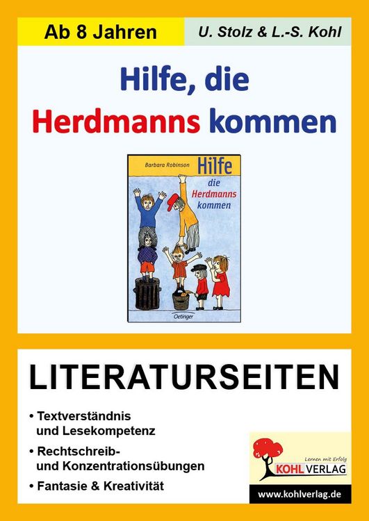 Produktbild: Hilfe die Herdmanns kommen - Literaturseiten
