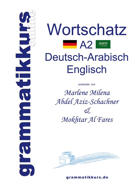 Produktbild: W&ouml;rterbuch A2 Deutsch-Arabisch-Englisch