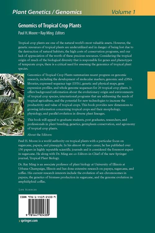 Produktbild: Genomics of Tropical Crop Plants