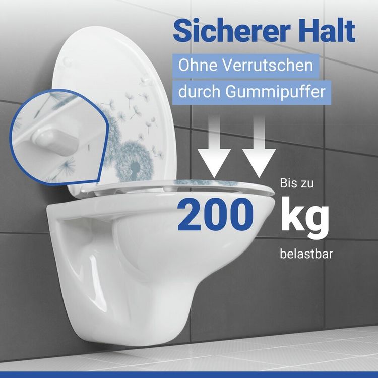 Produktbild: WC Sitz Mod. Astera, Toilettendeckel mit Motiv und Absenkautomatik