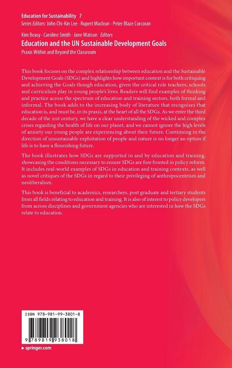 Produktbild: Education and the UN Sustainable Development Goals