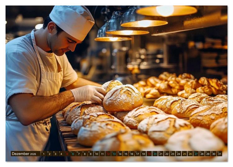 Produktbild: Im Bann des Brotes - B&auml;cker:innen (Wandkalender 2026 DIN A2 quer), CALVENDO Monatskalender