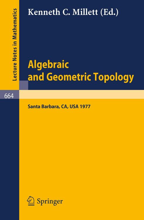 Produktbild: Algebraic and Geometric Topology