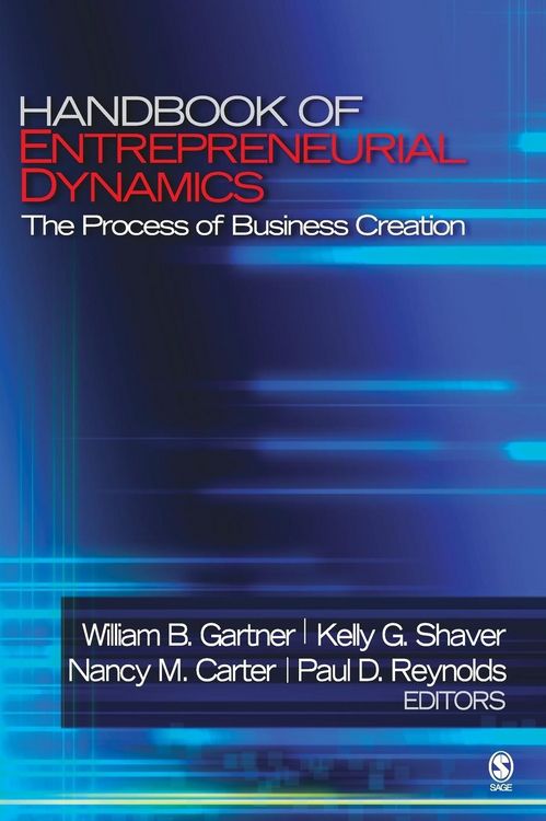 Produktbild: Handbook of Entrepreneurial Dynamics