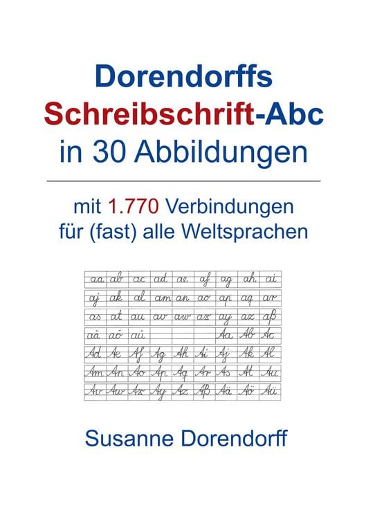 Produktbild: Dorendorffs Schreibschrift-Abc in 30 Abbildungen
