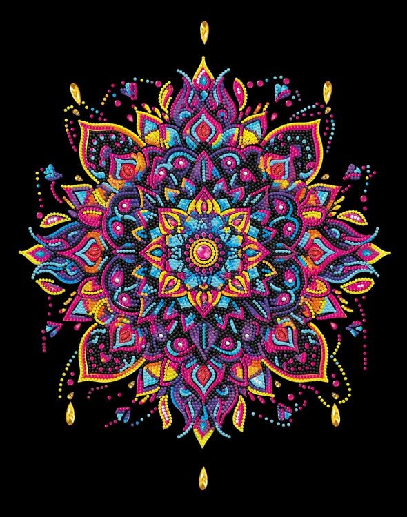 Produktbild: DIAMOND DOTZ - Diamond Painting Neon Mandala