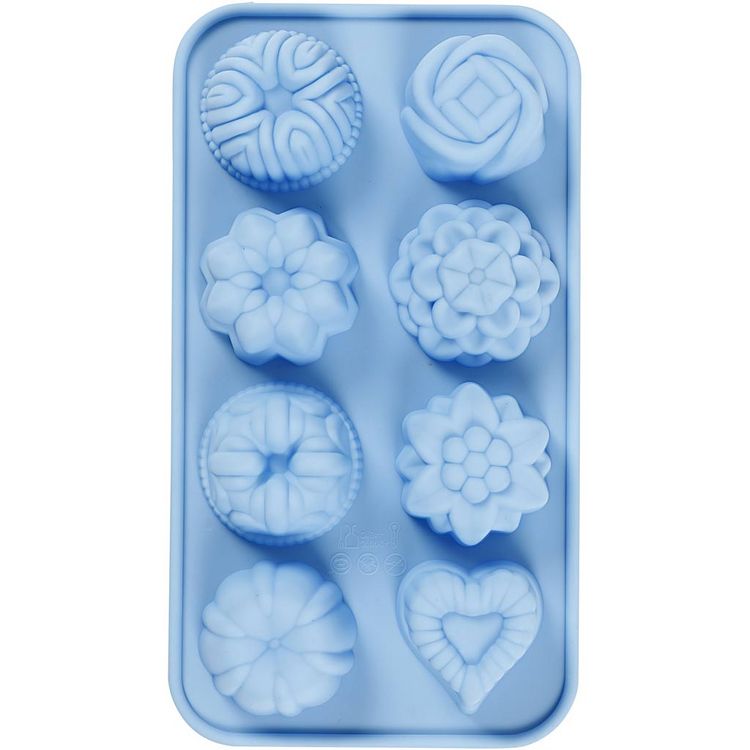 Produktbild: Creativ Company Silikonform kleine Kuchen, Lochgr&ouml;&szlig;e 40x45 mm, 25 ml