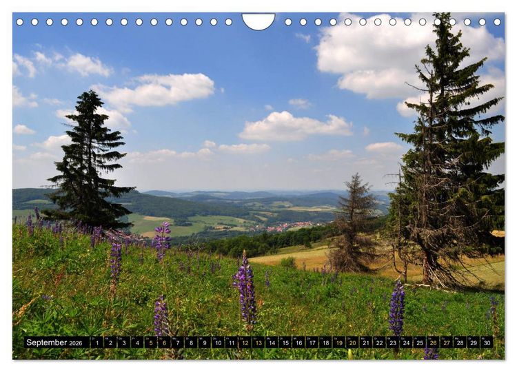 Produktbild: Rh&ouml;ner Impressionen (Wandkalender 2026 DIN A4 quer), CALVENDO Monatskalender
