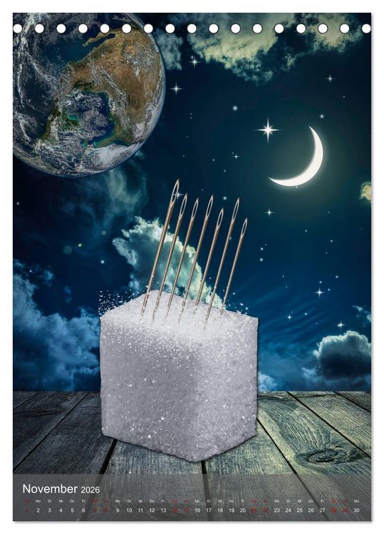 Produktbild: ZUCKER - kunstvoll in Szene gesetzt (Tischkalender 2026 DIN A5 hoch), CALVENDO Monatskalender