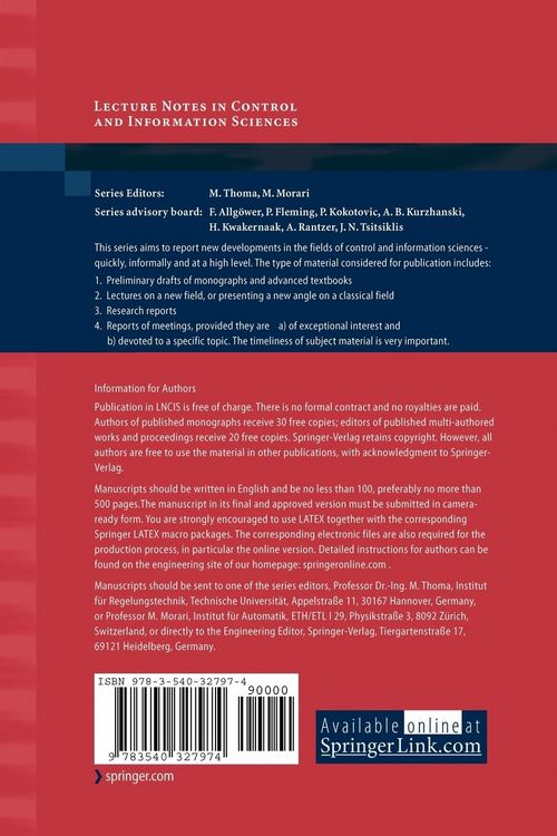 Produktbild: Robust Control and Filtering of Singular Systems