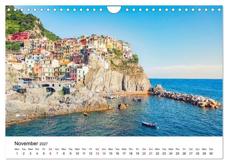 Produktbild: Dazzling Italy (Wall Calendar 2027 DIN A4 landscape), CALVENDO 12 Month Wall Calendar